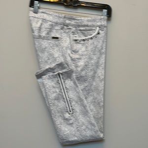 WHBM Skinny Snake Skin Jeans